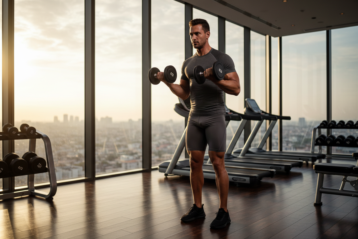 Arnold Press Mastery: The Road Warrior's Complete Hotel Gym Shoulder Protocol