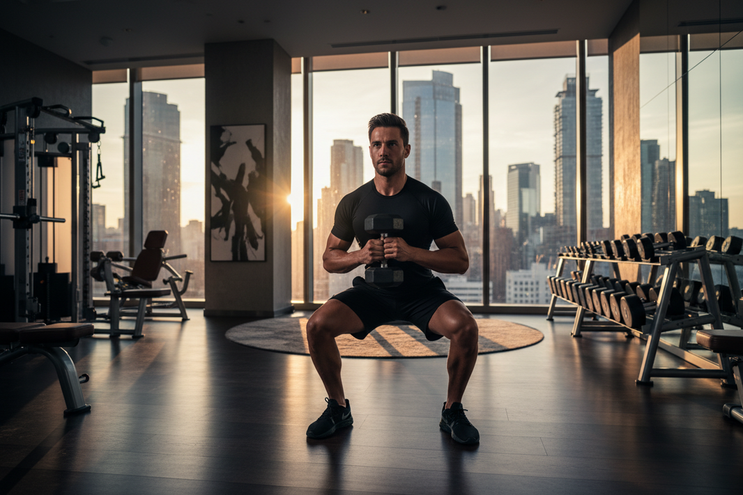 Goblet Squat Mastery: The Road Warrior's Complete Hotel Gym Leg Protocol