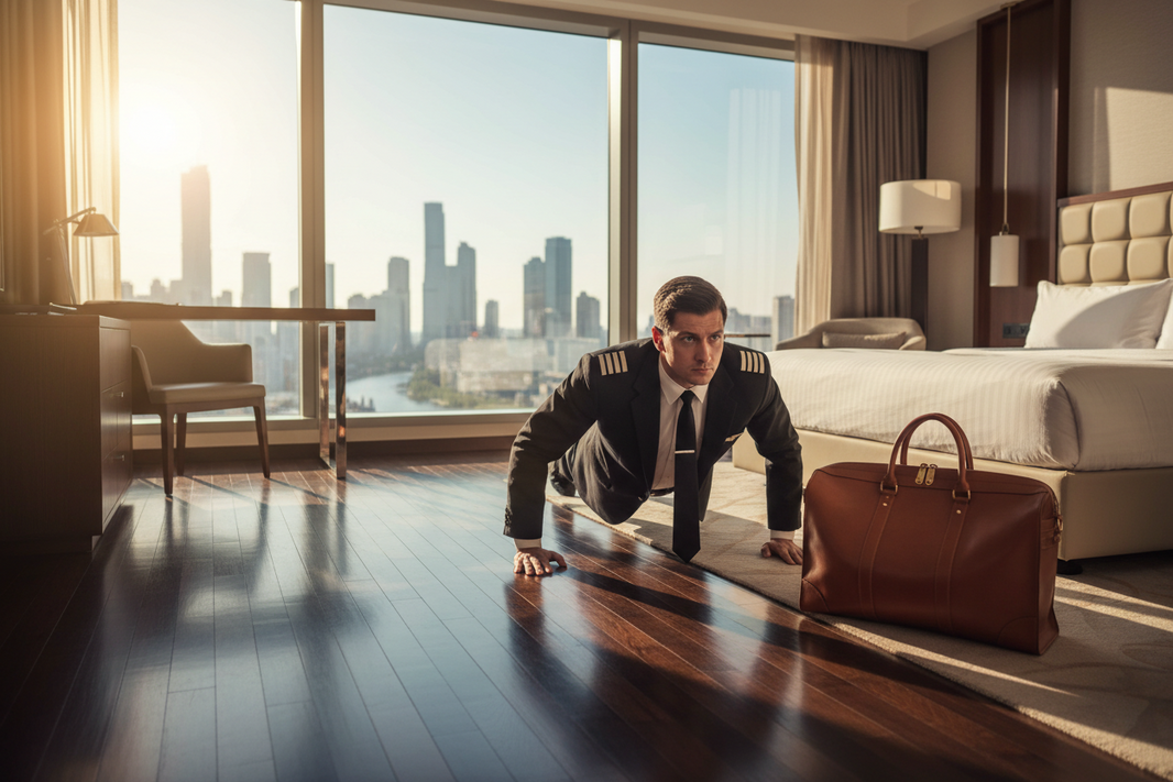 The Jet-Set Protocol: A 3-Day Hotel Workout for Pilots & Travel Nurses