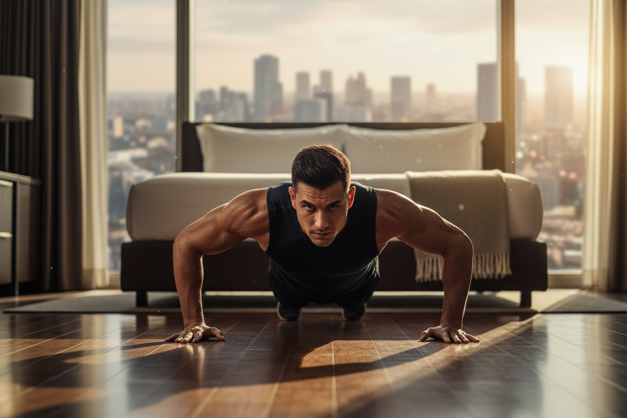 Calisthenics Workout Exercises: The Road Warrior's Zero-Equipment Hotel Room Training System