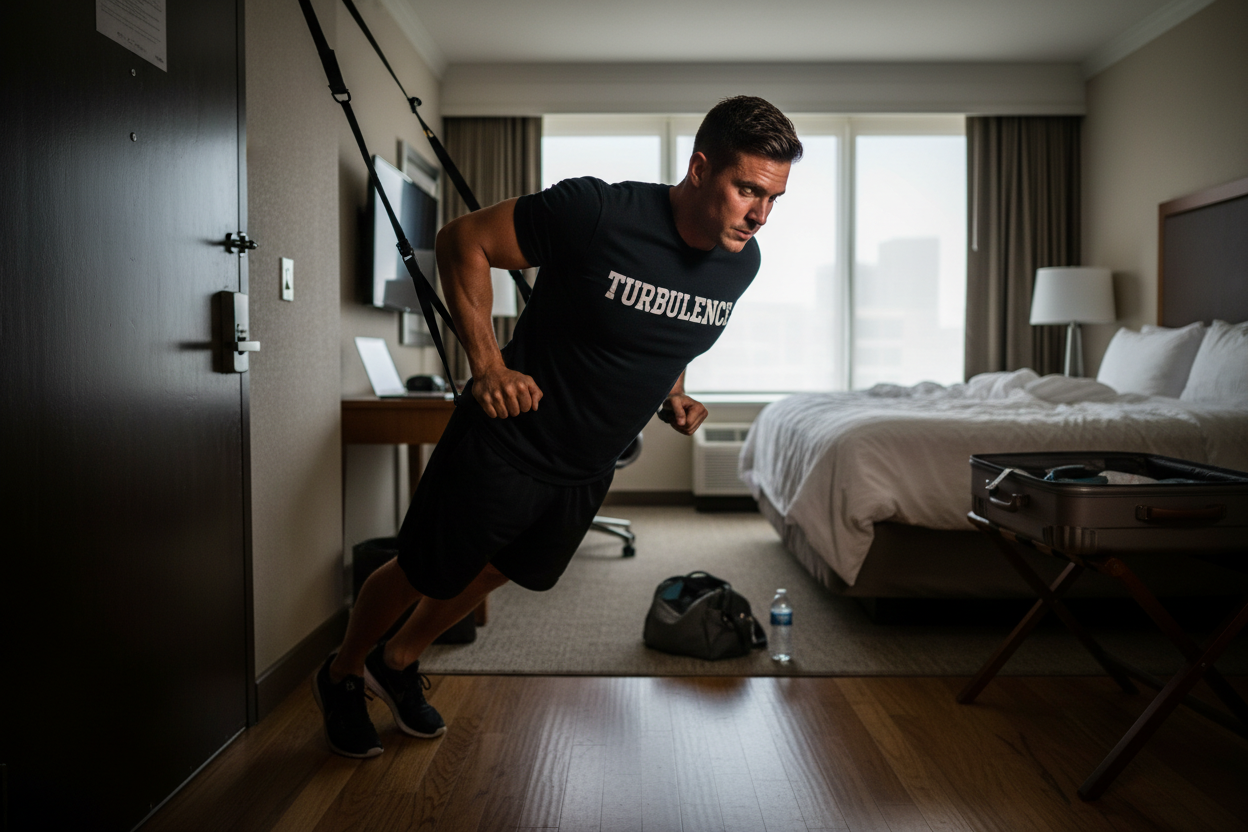 The Over-the-Door Gym: 3 Suspension Training Exercises for Your Hotel Room