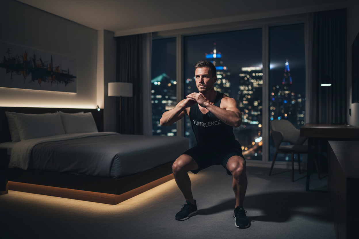 The "Silent" Sweat: A 15-Minute Hotel Room HIIT Workout That Won't Wake the Neighbors