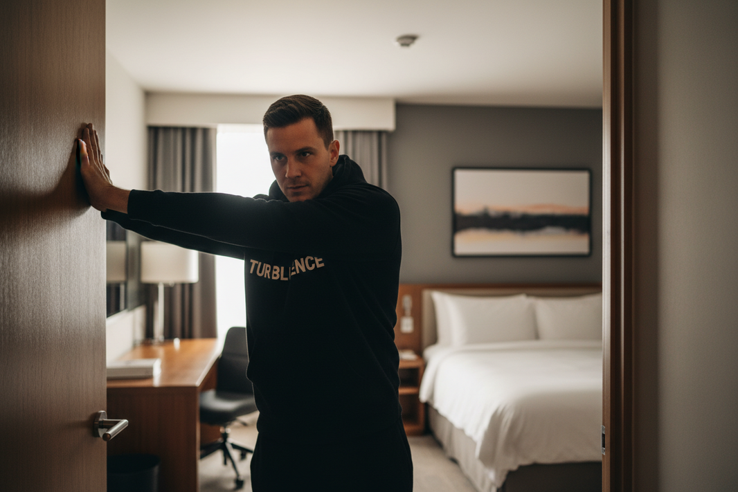 The "Tech Neck" Antidote: A 10-Minute Hotel Room Stretching Routine
