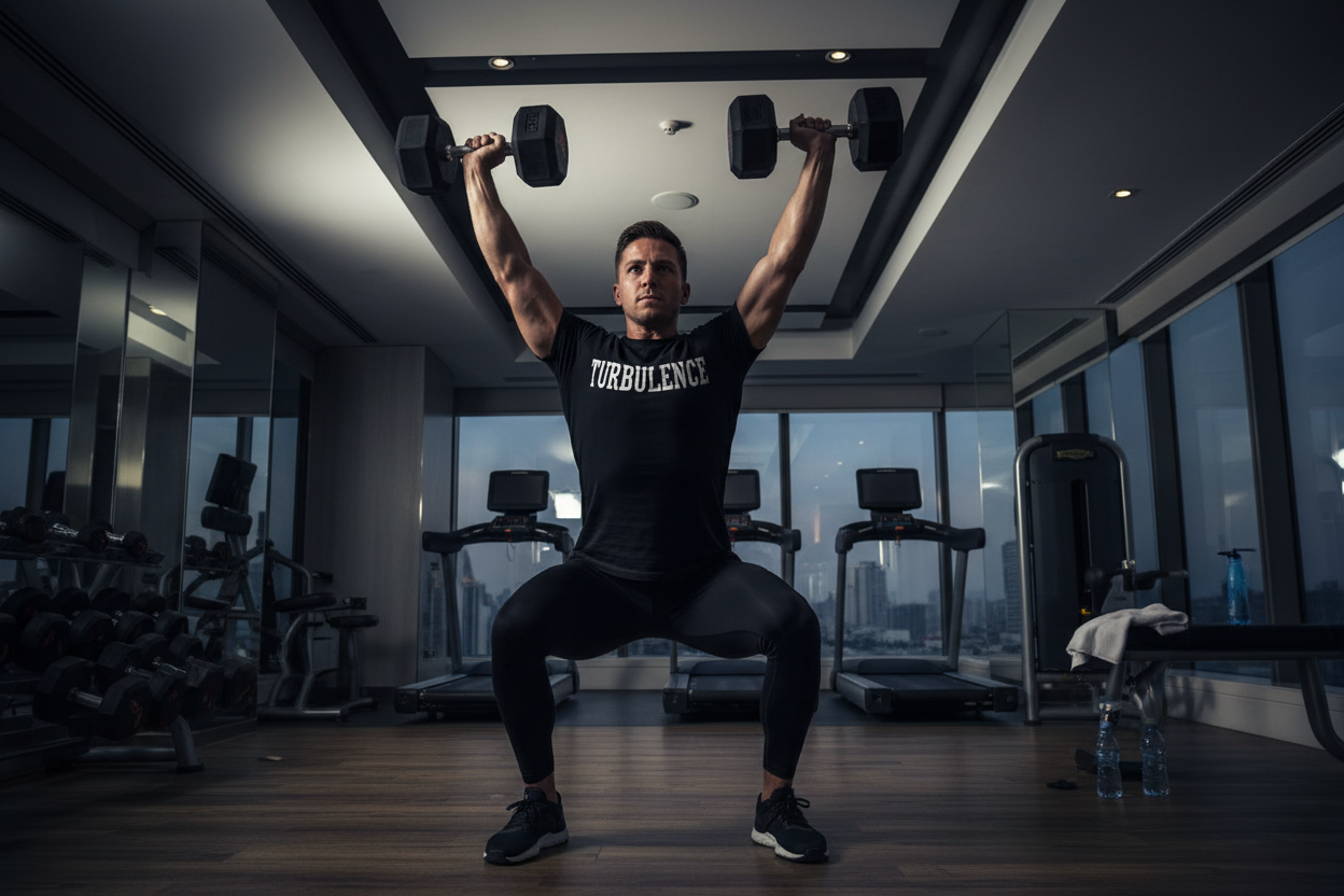 The "Wheels Up" Protocol: A 30-Minute Full Body Dumbbell Workout for the Hotel Gym