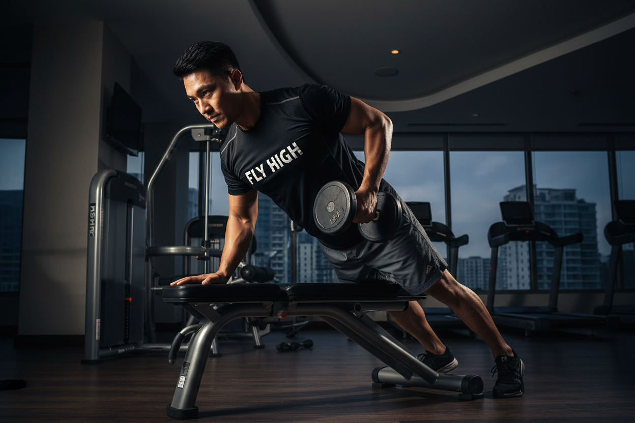 The Posture Fix: A 20-Minute Hotel Gym Dumbbell Back Workout for the Road Warrior