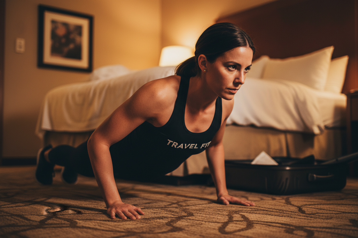 The Oversleep Contingency: A Brutal 10-Minute Hotel Workout