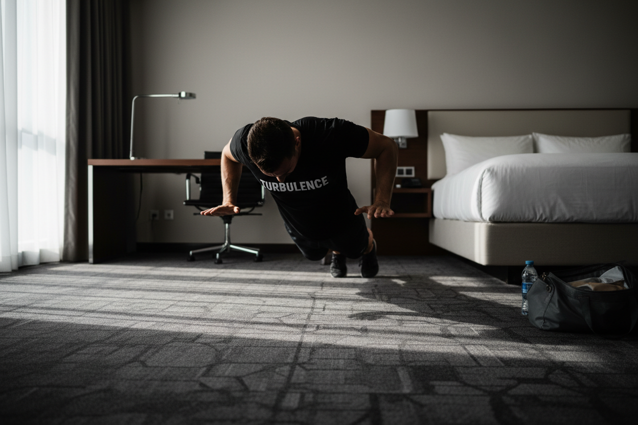 The Vertical Shift: A 15-Minute Hotel Room Bodyweight Shoulder Workout