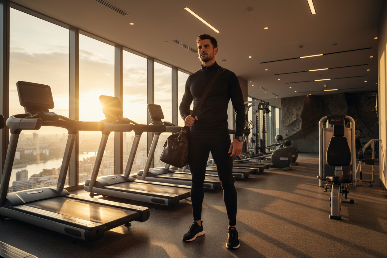 Workout Clothes for Men Who Actually Travel: The Pilot's Guide to a High-Performance Travel Fitness Capsule
