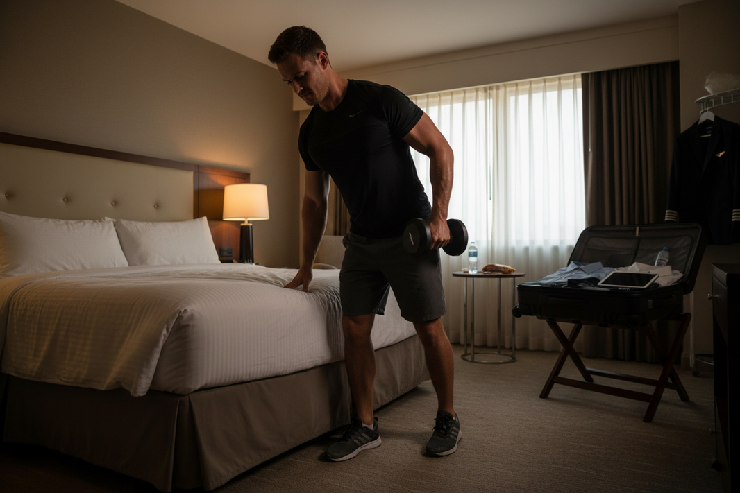 The 3-Day Layover Protocol: High-Efficiency Hotel Workouts for Traveling Professionals