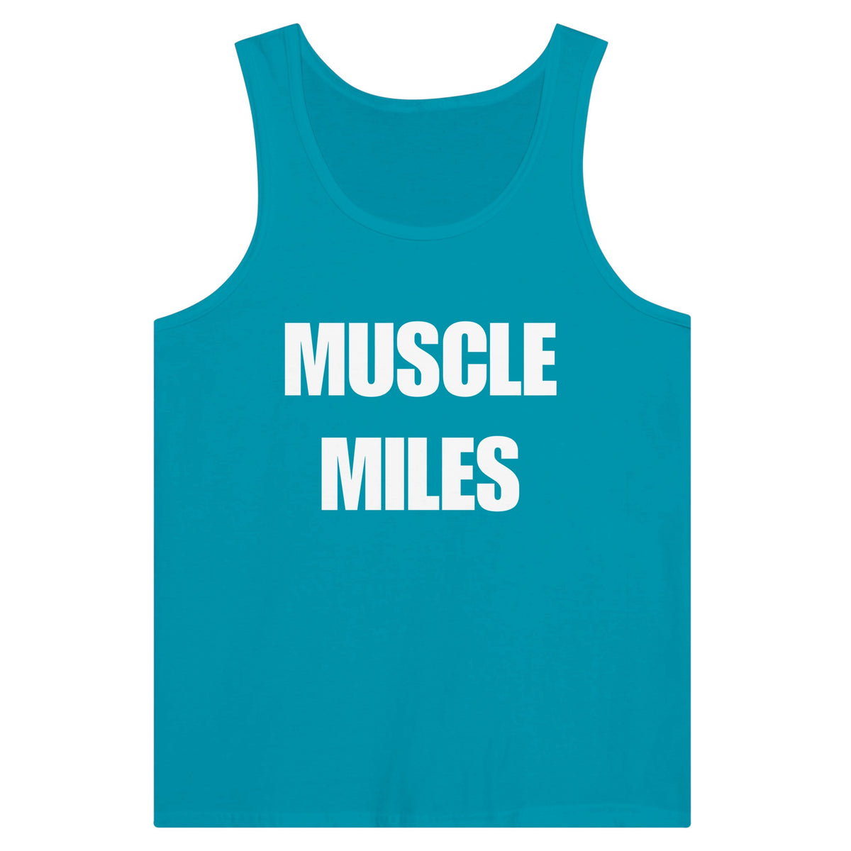 Muscle Miles tank top print detail
