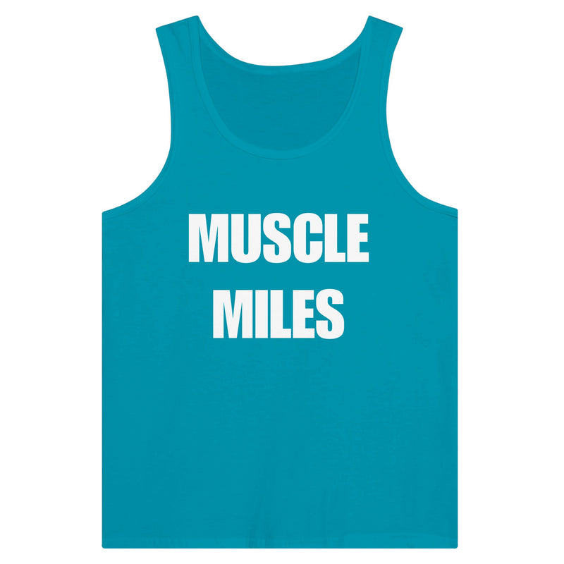 Muscle Miles tank top print detail