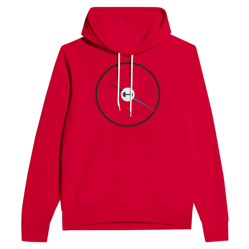 Bedside Manner Barbell Manner hoodie size and fit reference shot