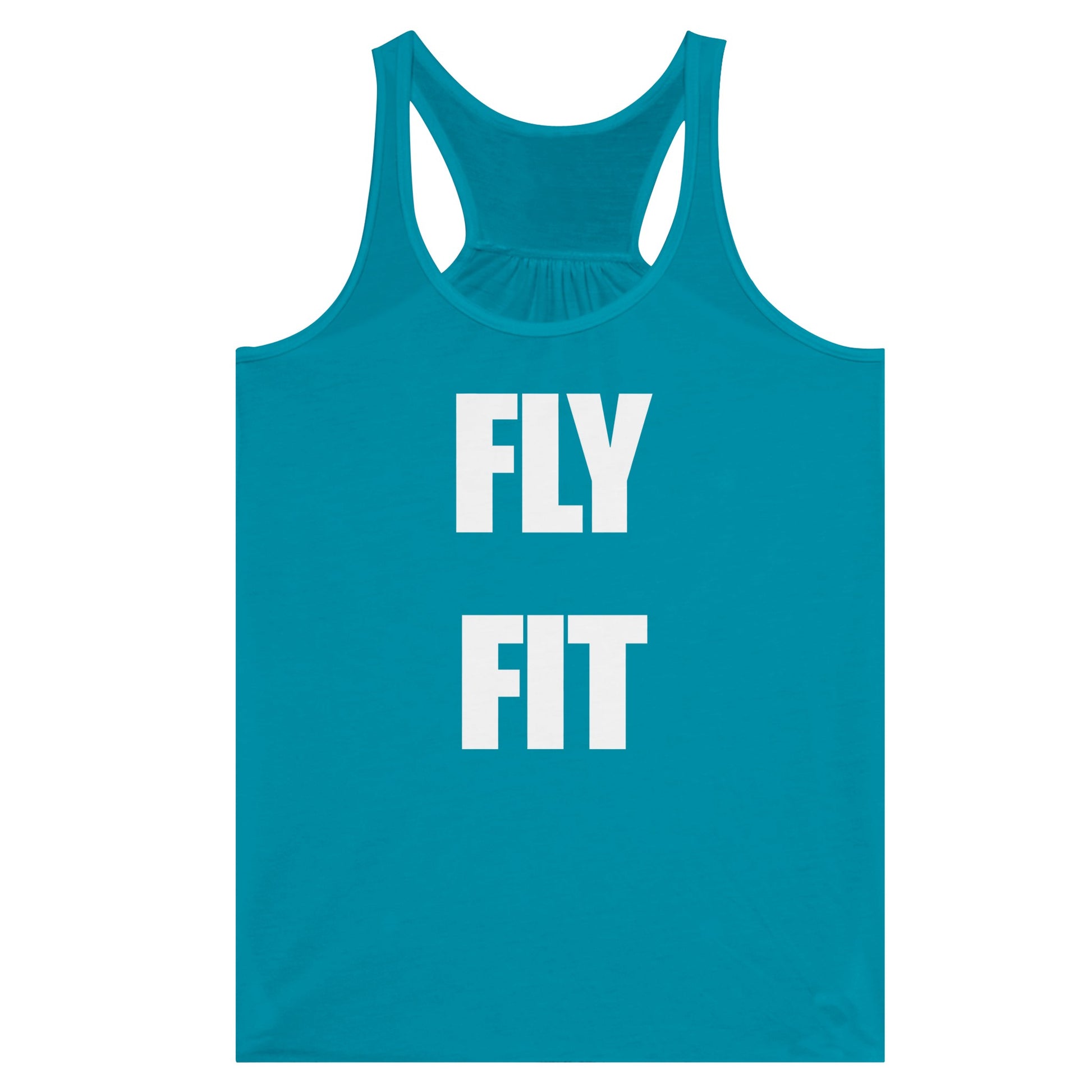 Fly Fit flowy racerback tank, Dumbbells & Hotels road warrior apparel