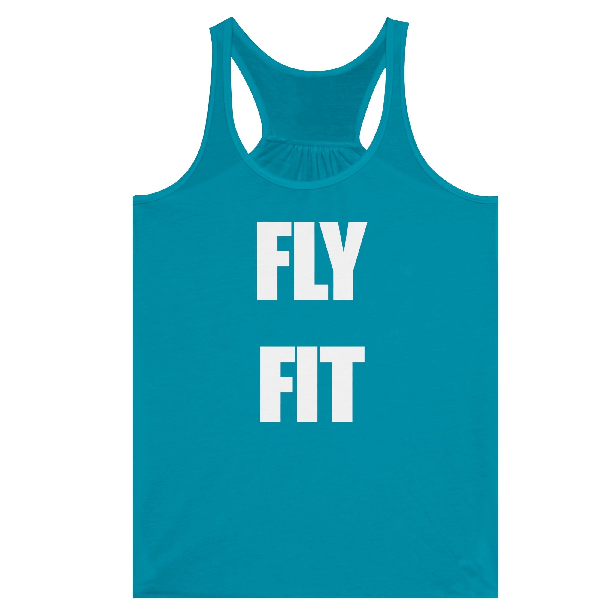 Fly Fit flowy racerback tank, Dumbbells & Hotels road warrior apparel