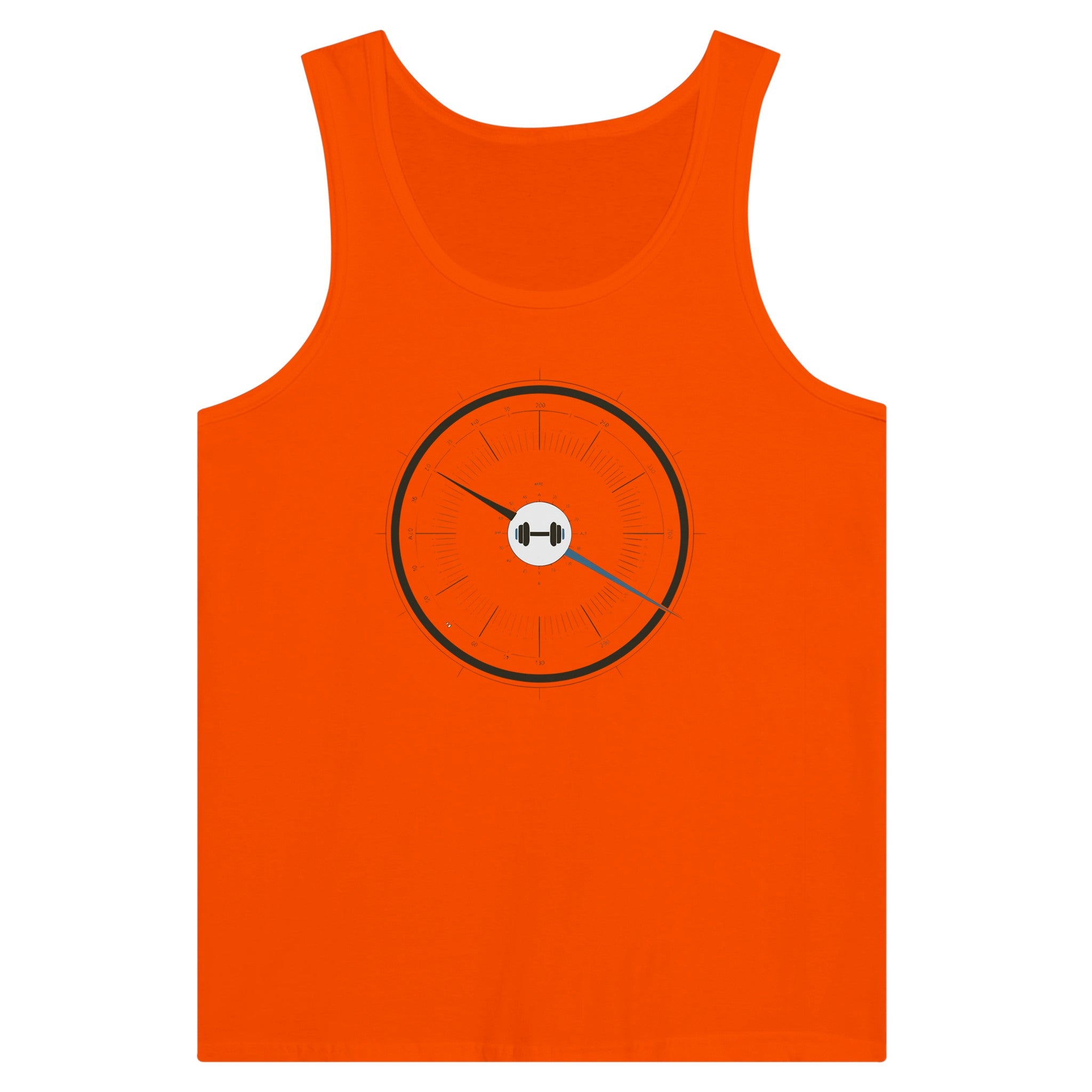 Model in the Bedside Manner Barbell Manner tank mid-set