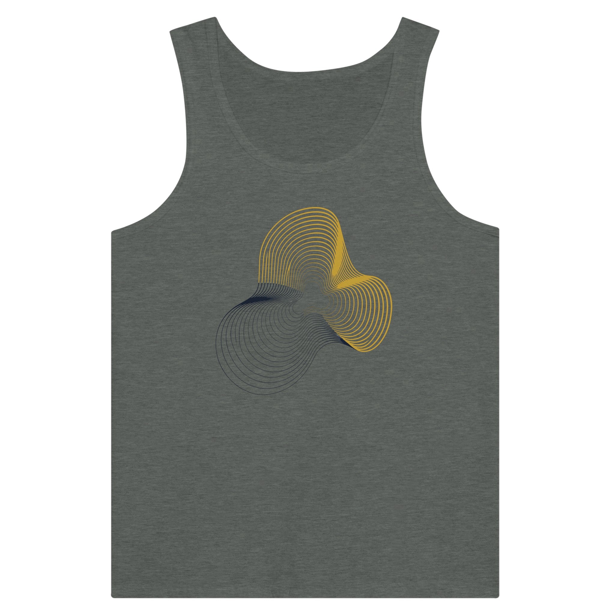 Carry-On Only. Excuses Left Behind. unisex workout tank — lifestyle photo in a hotel gym