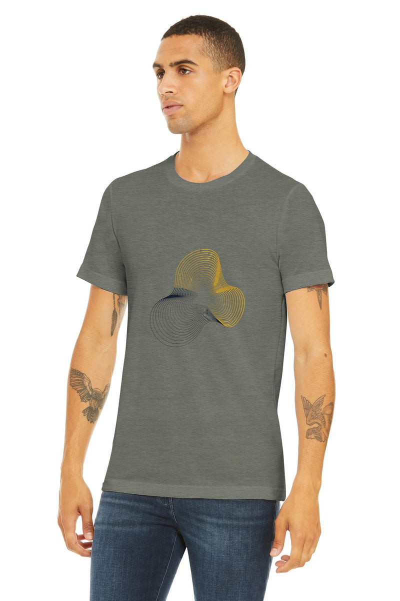 Carry-On Only. Excuses Left Behind. travel gym t-shirt — lifestyle photo in a hotel gym