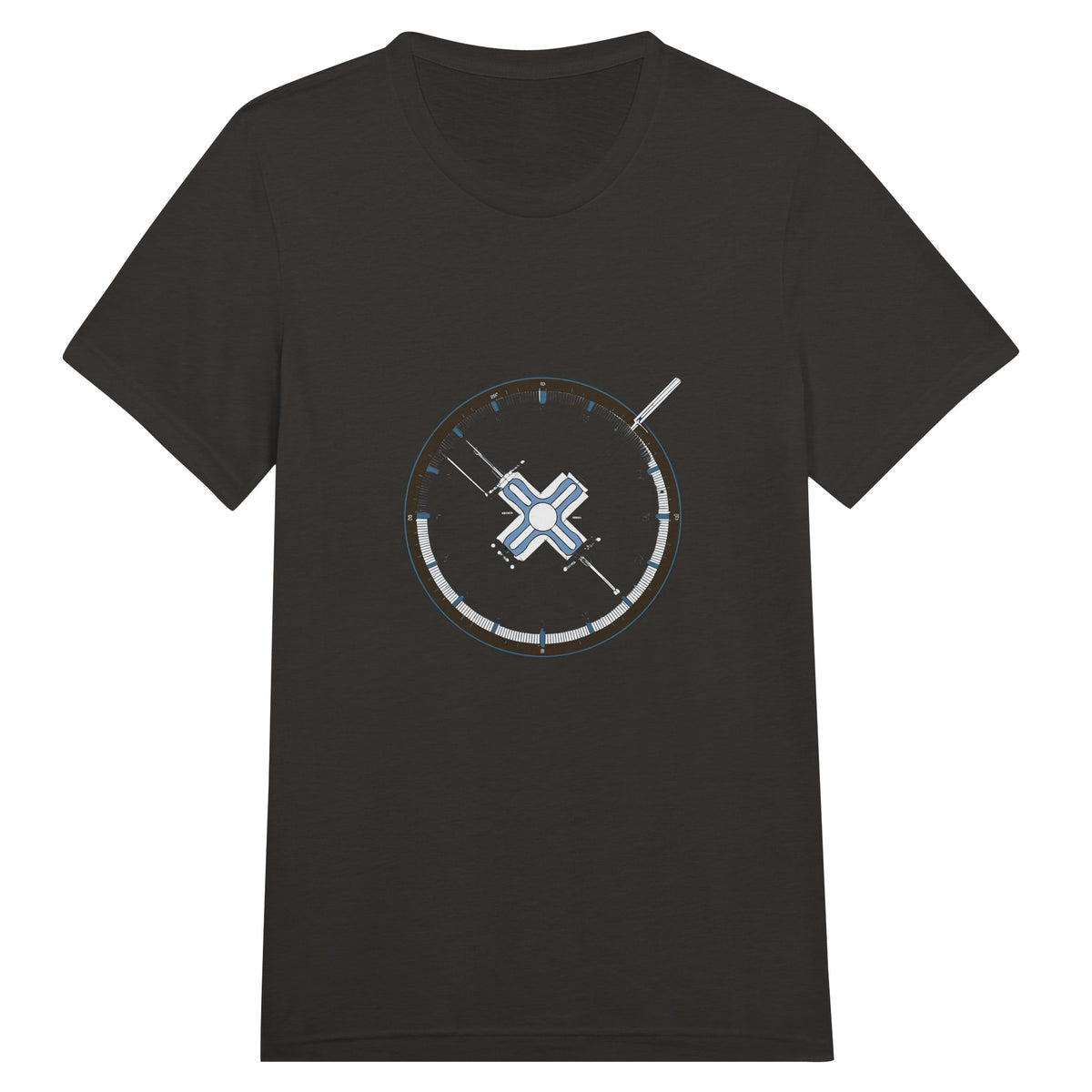 Flight-Tested Standard Tee | Dumbbells & Hotels - Flight-Tested Standard design, tee product photo