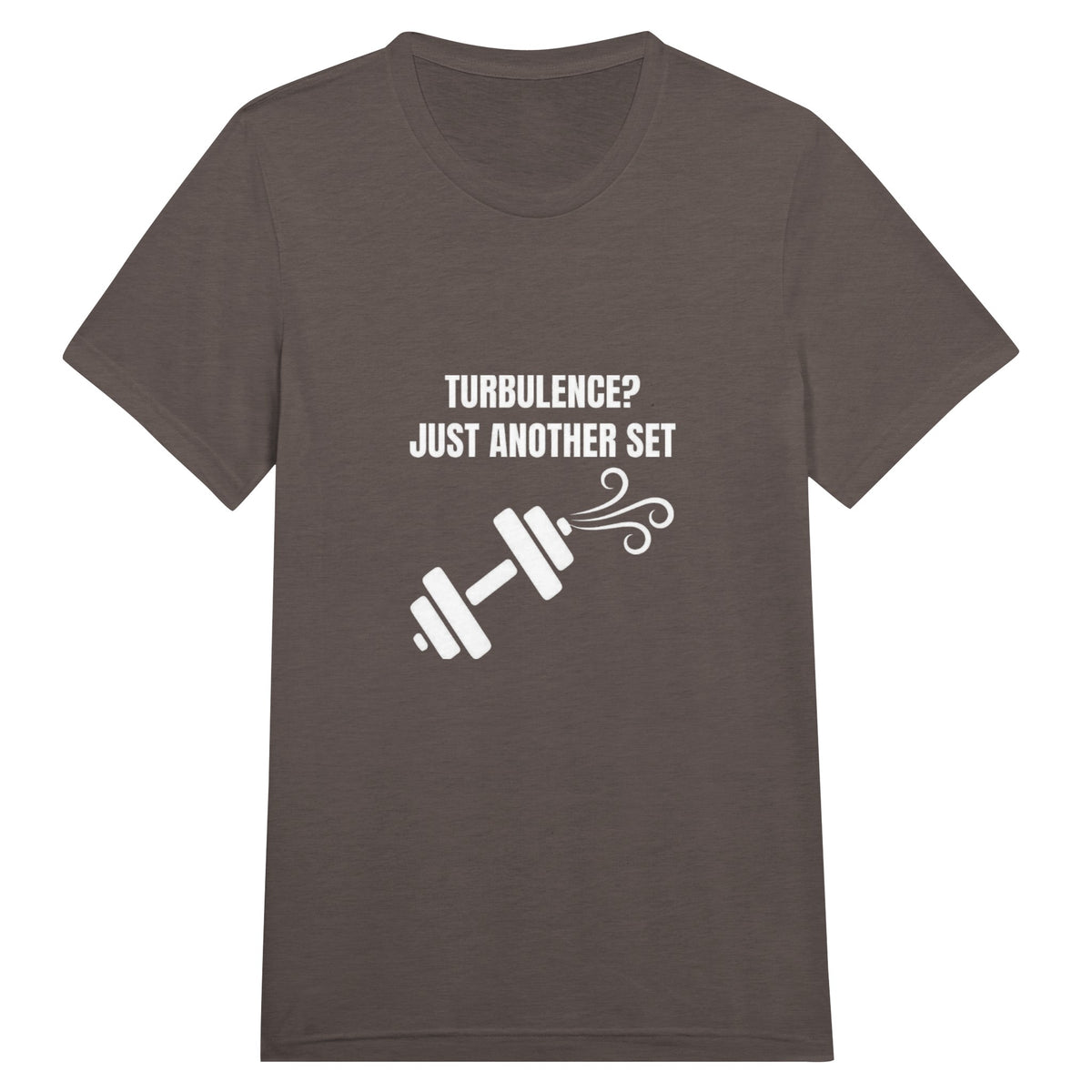 Turbulence Just Another Set travel gym t-shirt by Dumbbells & Hotels — view 9
