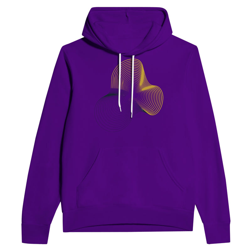 Carry-On Only. Excuses Left Behind. travel workout hoodie — flat lay
