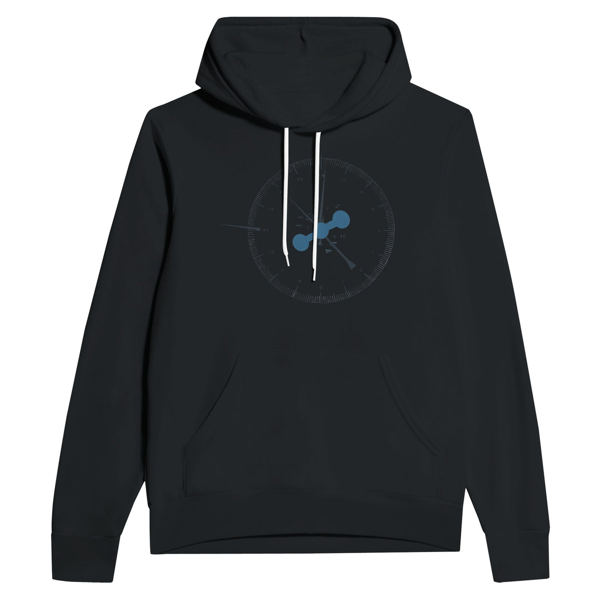 Clock In. Check In. Show Up. Hoodie | Dumbbells & Hotels - Clock In. Check In. Show Up. design, hoodie product photo