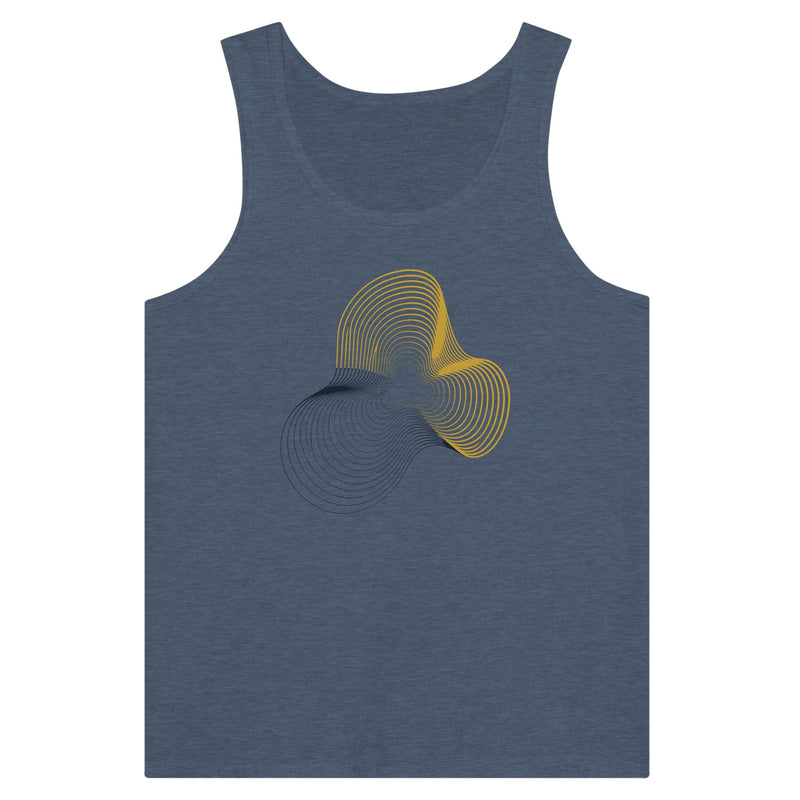 Carry-On Only. Excuses Left Behind. unisex workout tank — back view