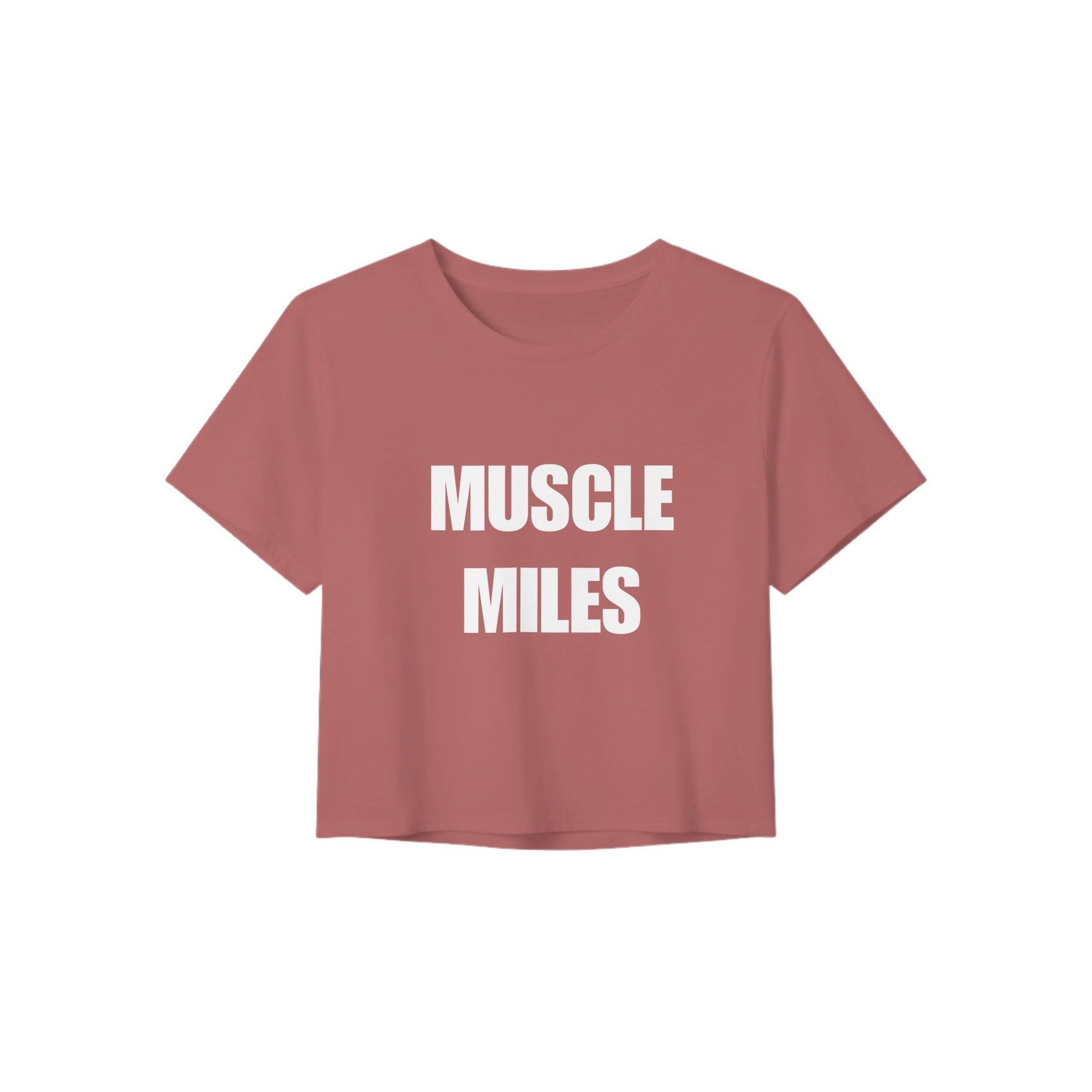 Muscle Miles women's crop top in Mauve