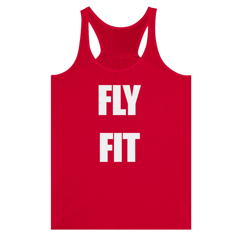 Fly Fit flowy racerback tank, Dumbbells & Hotels road warrior apparel
