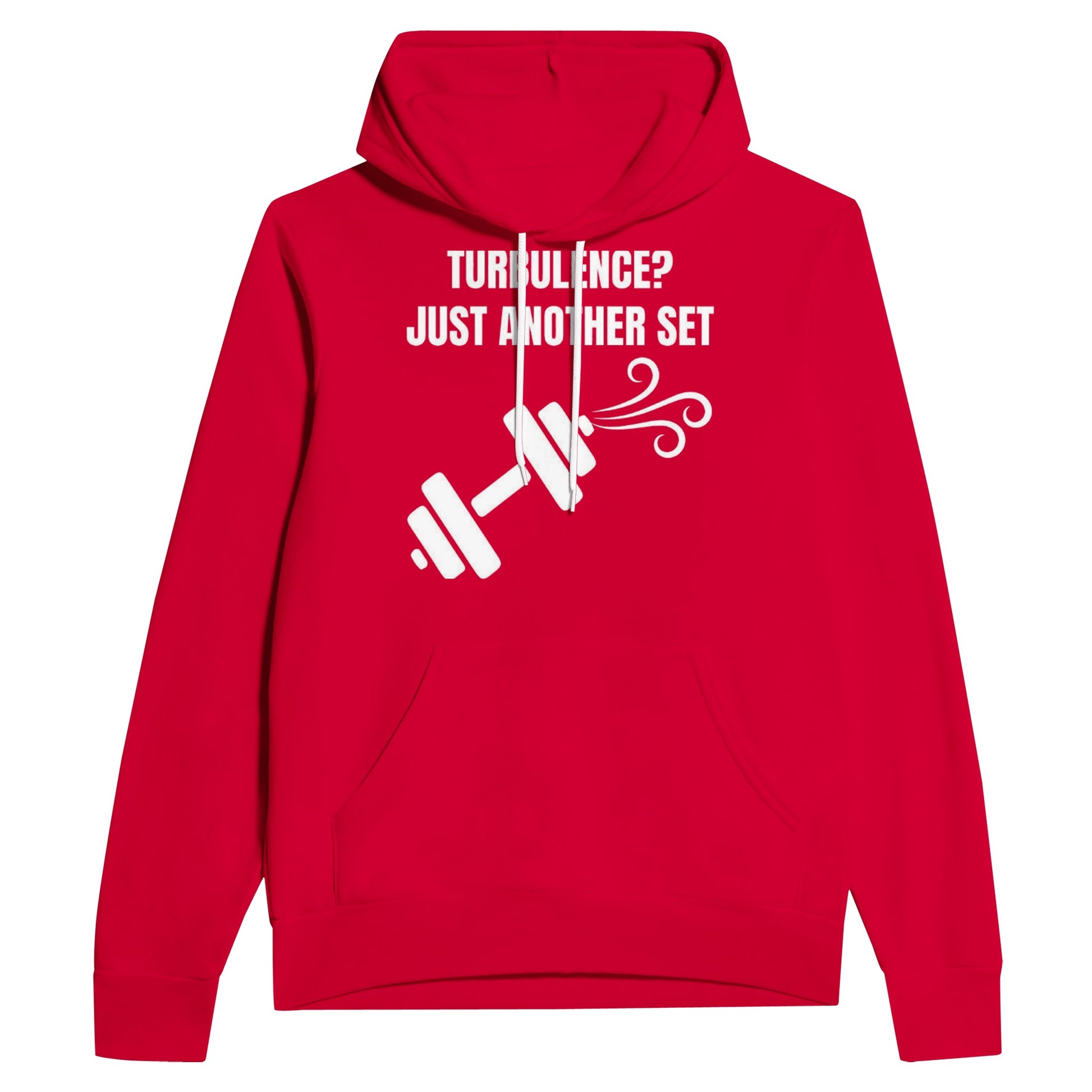 Turbulence Just Another Set travel workout hoodie by Dumbbells & Hotels — view 9