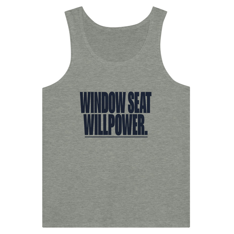Window Seat Willpower Tank | Dumbbells & Hotels - Window Seat Willpower. design, tank product photo