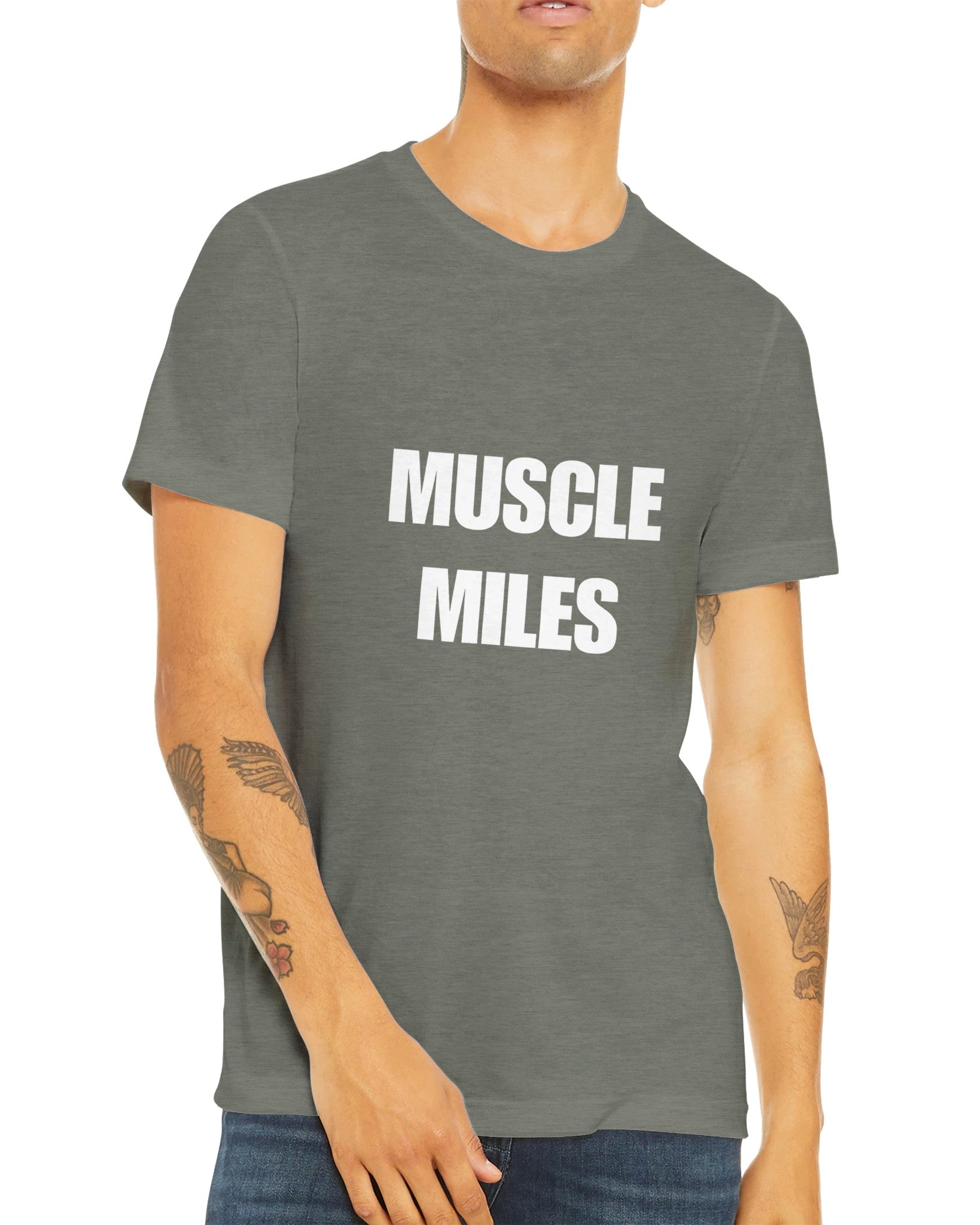 Muscle Miles tee additional angle