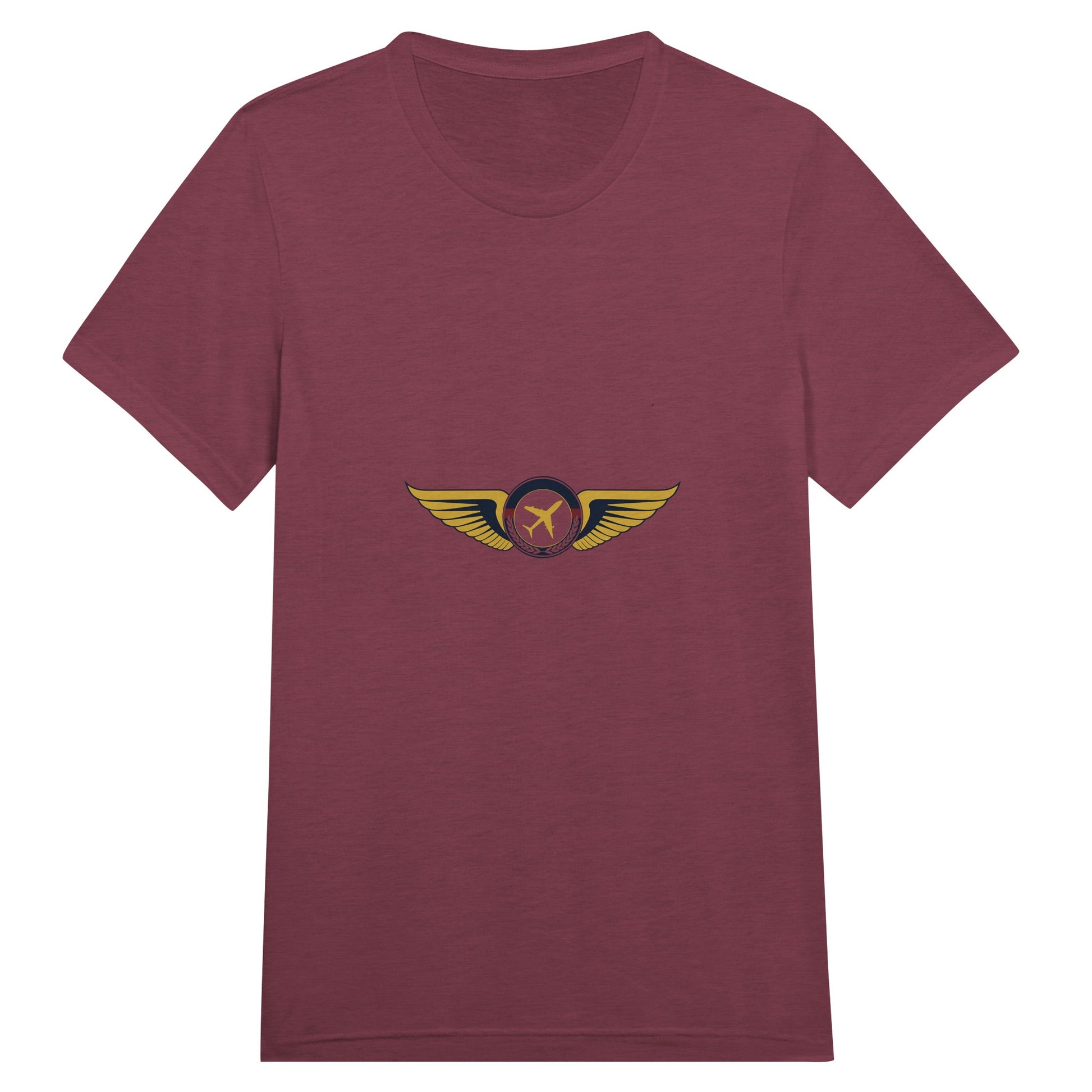 Aviator Wings flight-tested travel tee, detail view 12 — Dumbbells & Hotels