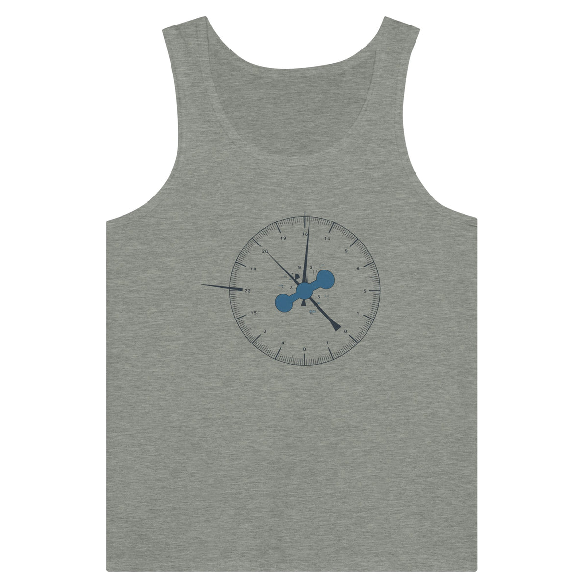 Clock In. Check In. Show Up. Tank | Dumbbells & Hotels - Clock In. Check In. Show Up. design, tank product photo