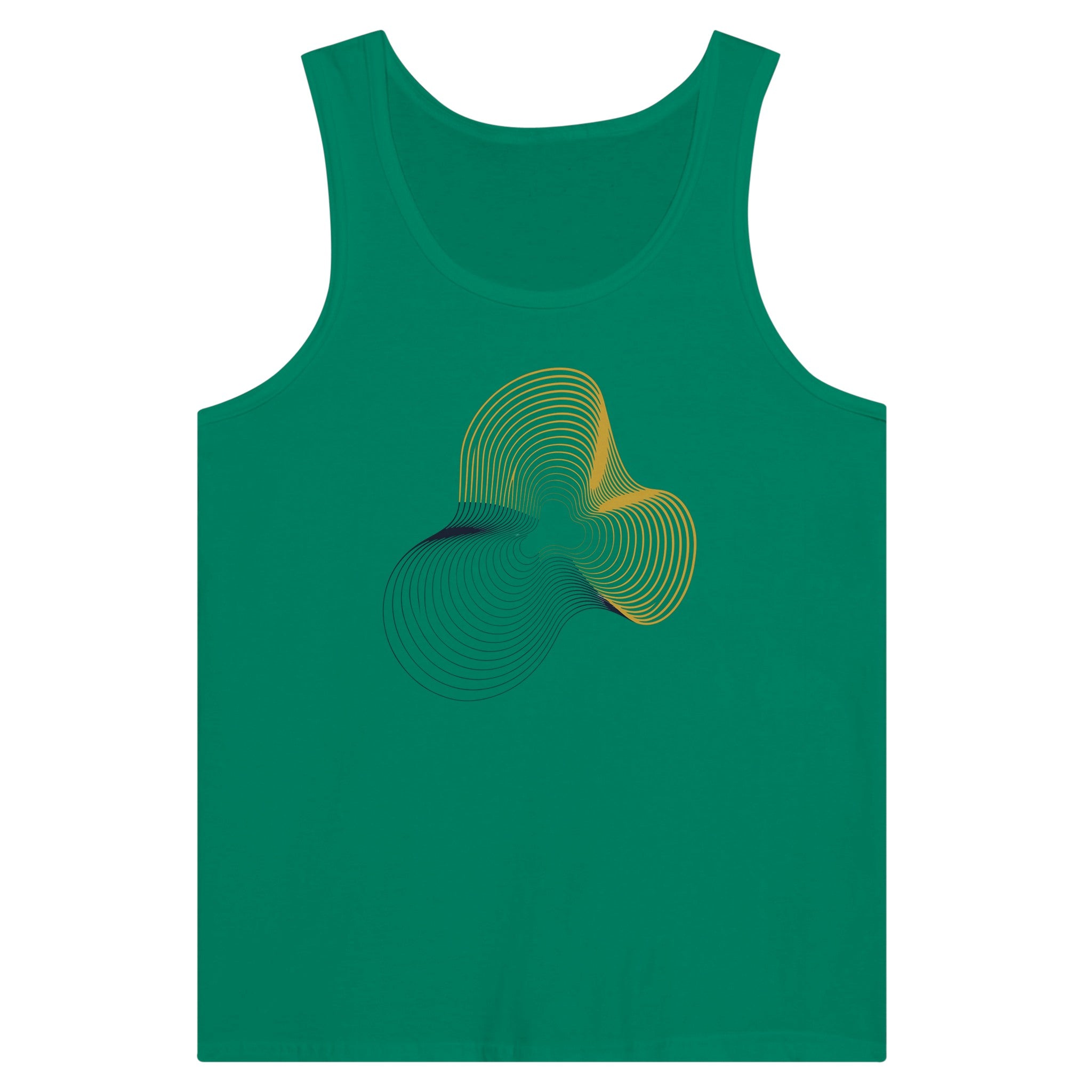 Carry-On Only. Excuses Left Behind. unisex workout tank — lifestyle photo in a hotel gym