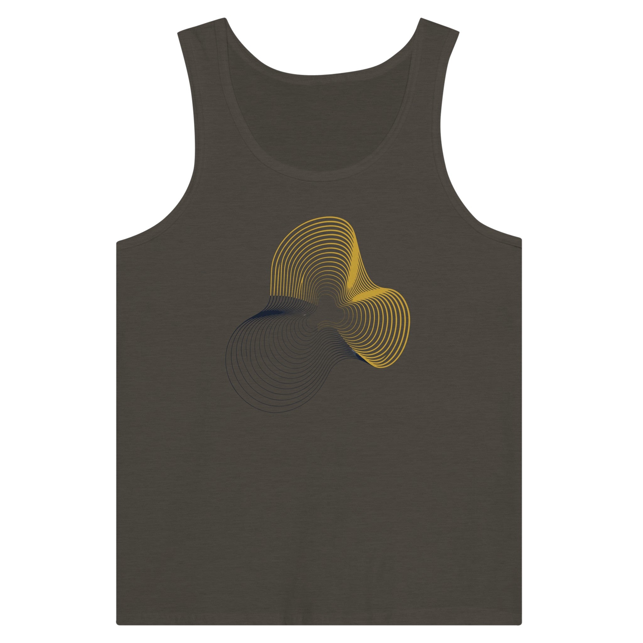 Carry-On Only. Excuses Left Behind. unisex workout tank — lifestyle photo in a hotel gym