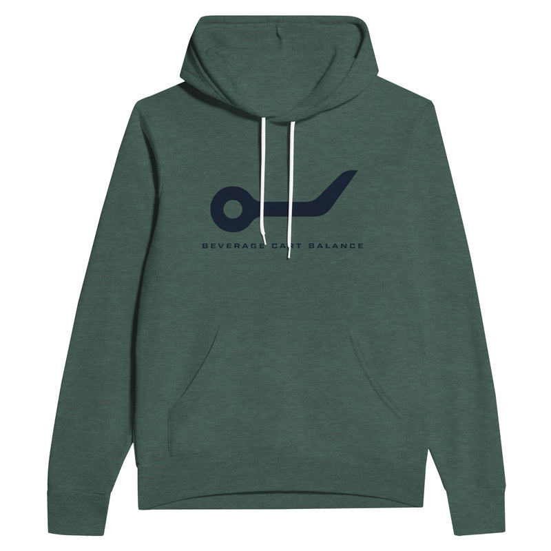 Beverage Cart Balance travel gym pullover hoodie by Dumbbells & Hotels