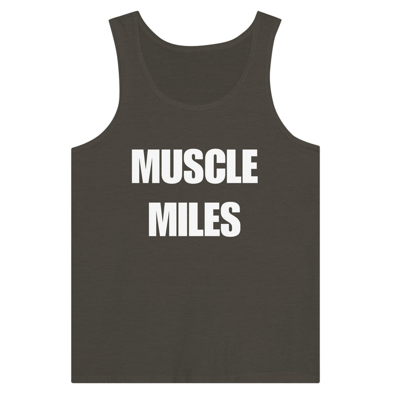 Muscle Miles tank top fabric detail