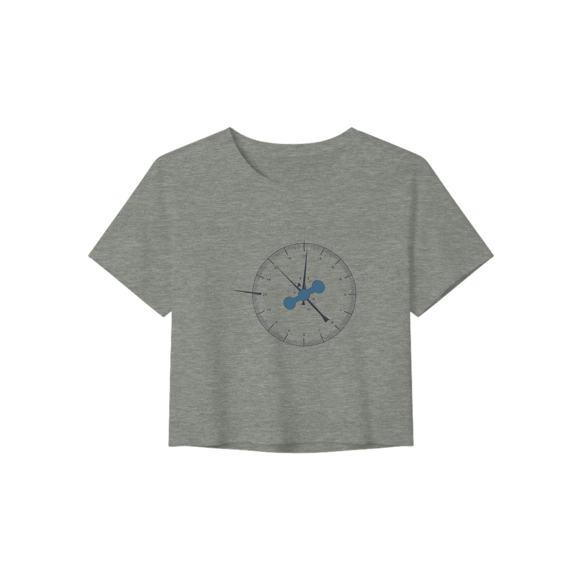 Clock In. Check In. Show Up. Crop Top | Dumbbells & Hotels - Clock In. Check In. Show Up. design, crop top product photo