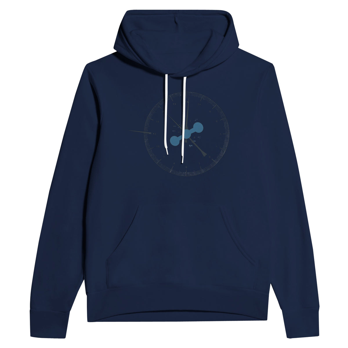 Clock In. Check In. Show Up. Hoodie | Dumbbells & Hotels - Clock In. Check In. Show Up. design, hoodie product photo