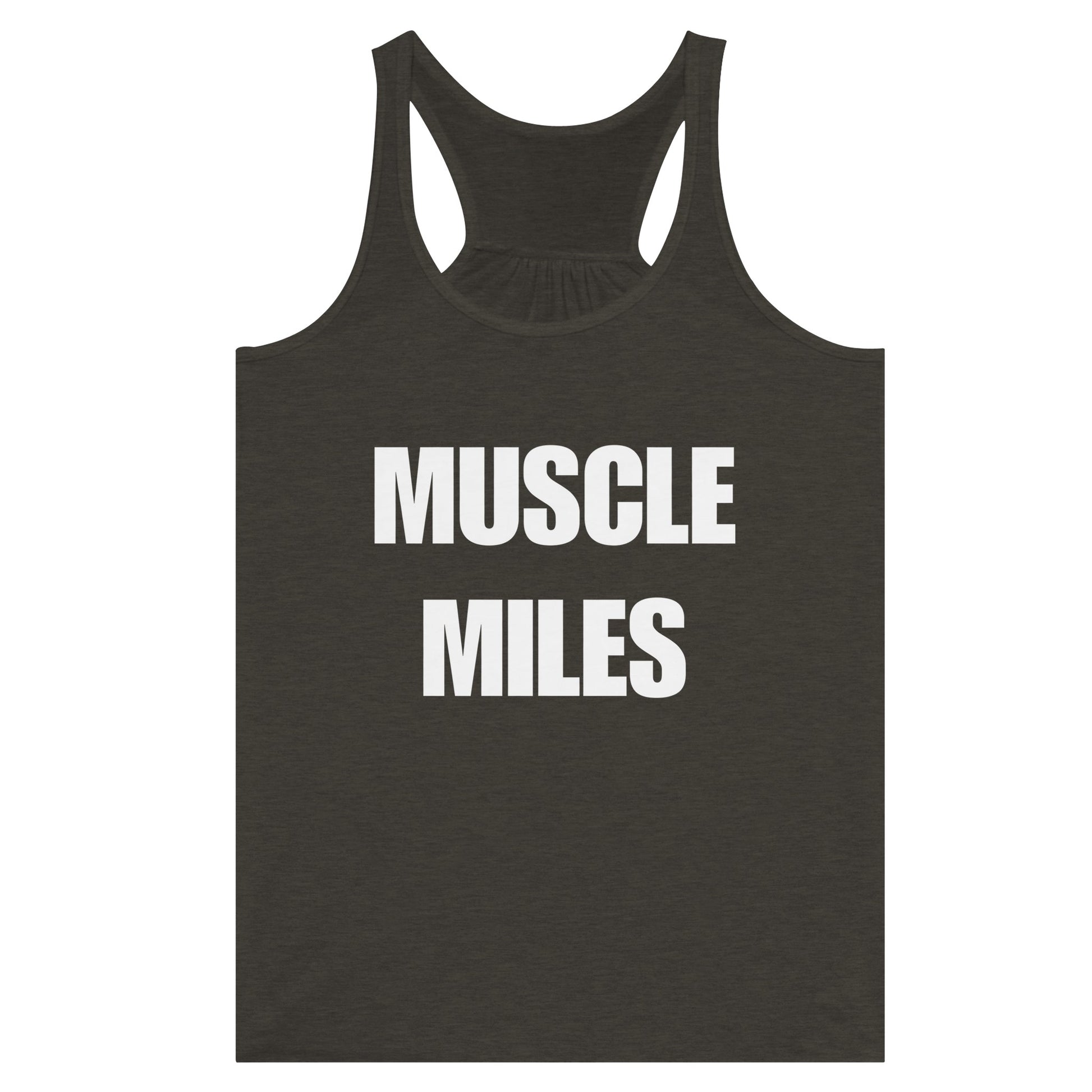 Muscle Miles racerback tank back view
