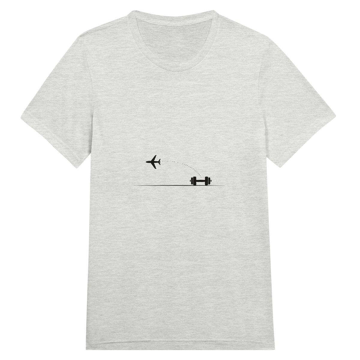 Land. Recover. Repeat. Tee | Dumbbells & Hotels - Land. Recover. Repeat. design, tee product photo