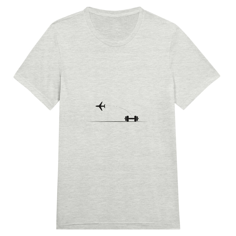 Land. Recover. Repeat. Tee | Dumbbells & Hotels - Land. Recover. Repeat. design, tee product photo