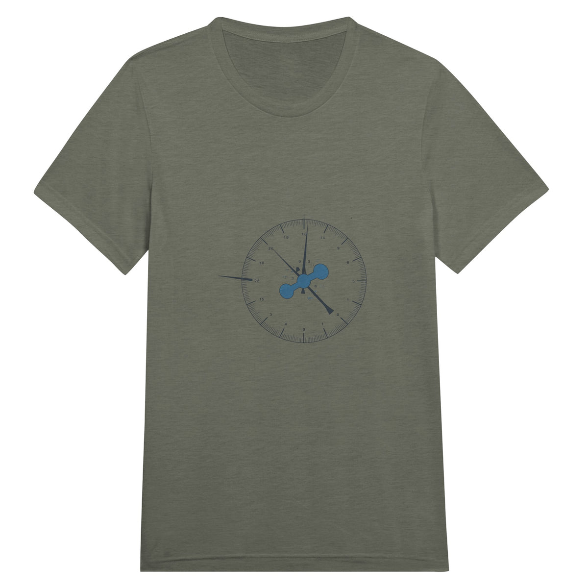 Clock In. Check In. Show Up. Tee | Dumbbells & Hotels - Clock In. Check In. Show Up. design, tee product photo