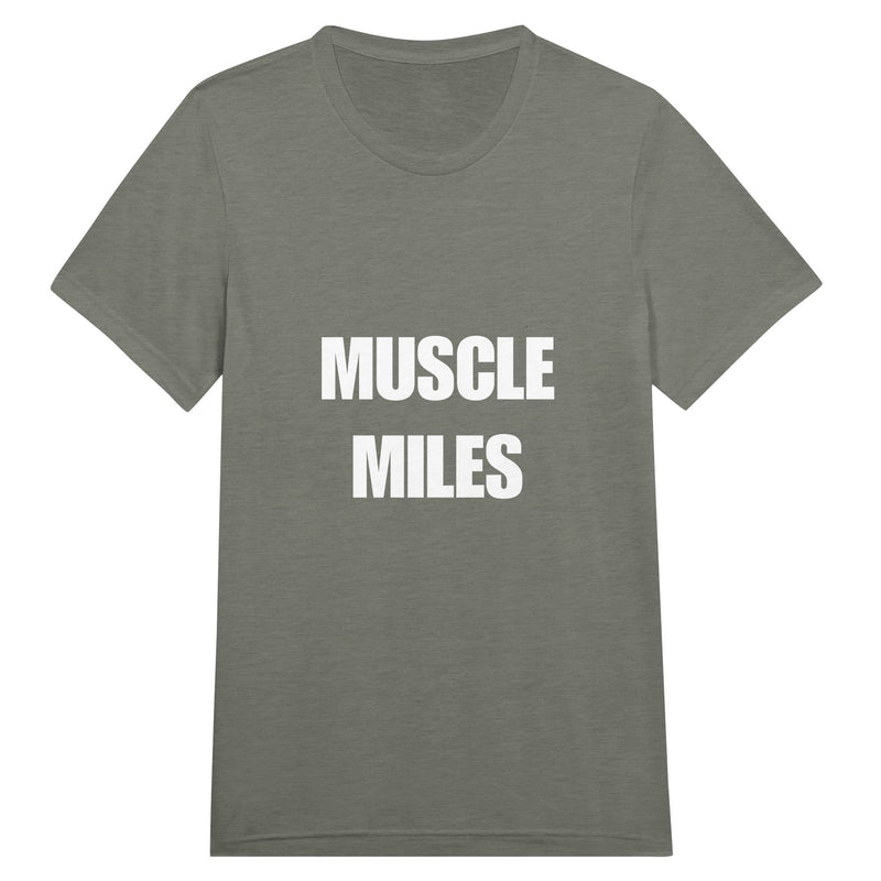 Muscle Miles unisex tee front view