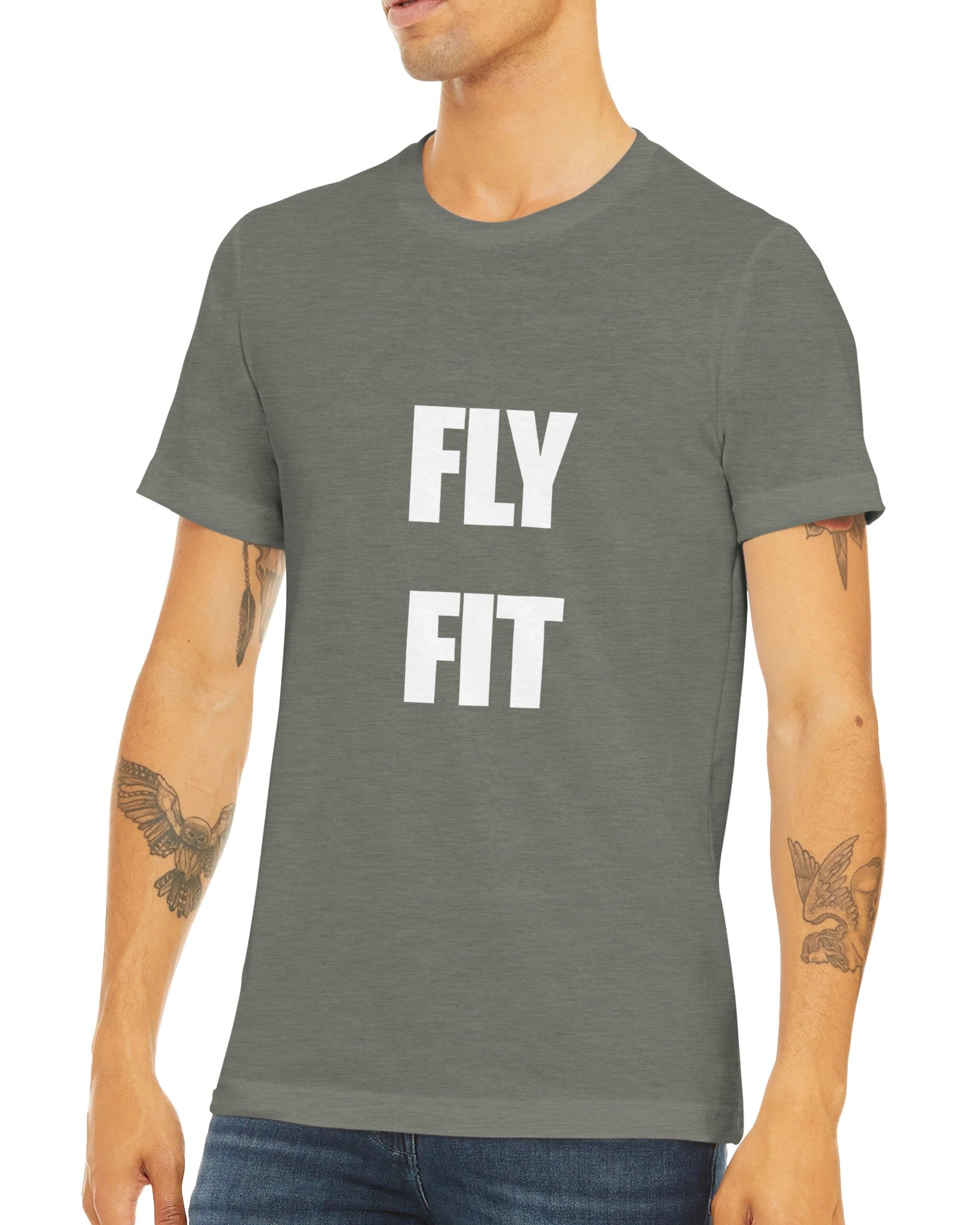 Fly Fit triblend crew tee in additional colorway — travel fitness tee, view 19