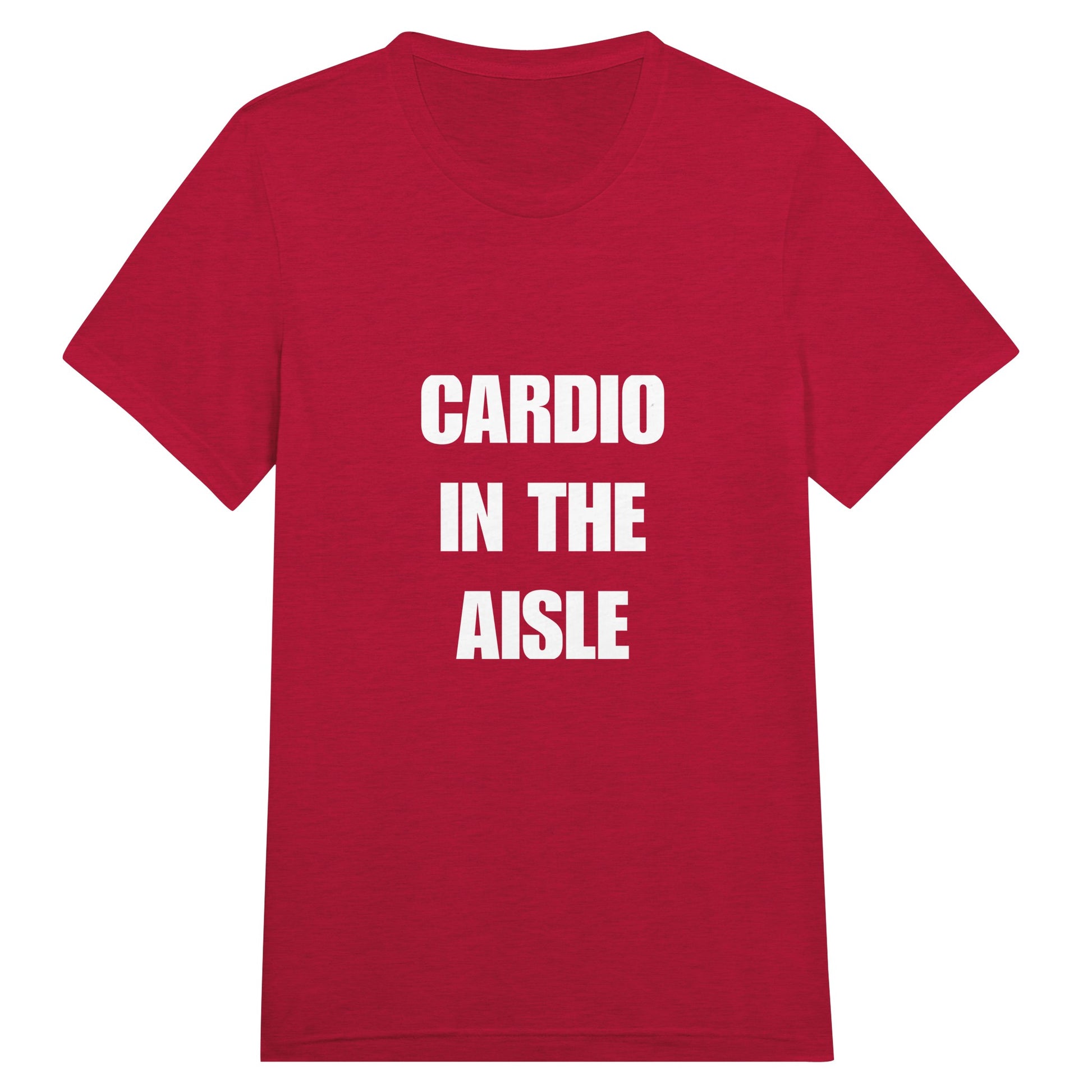 Cardio in the Aisle travel workout tee — layover-ready capsule-wardrobe apparel designed by pilots | Dumbbells & Hotels