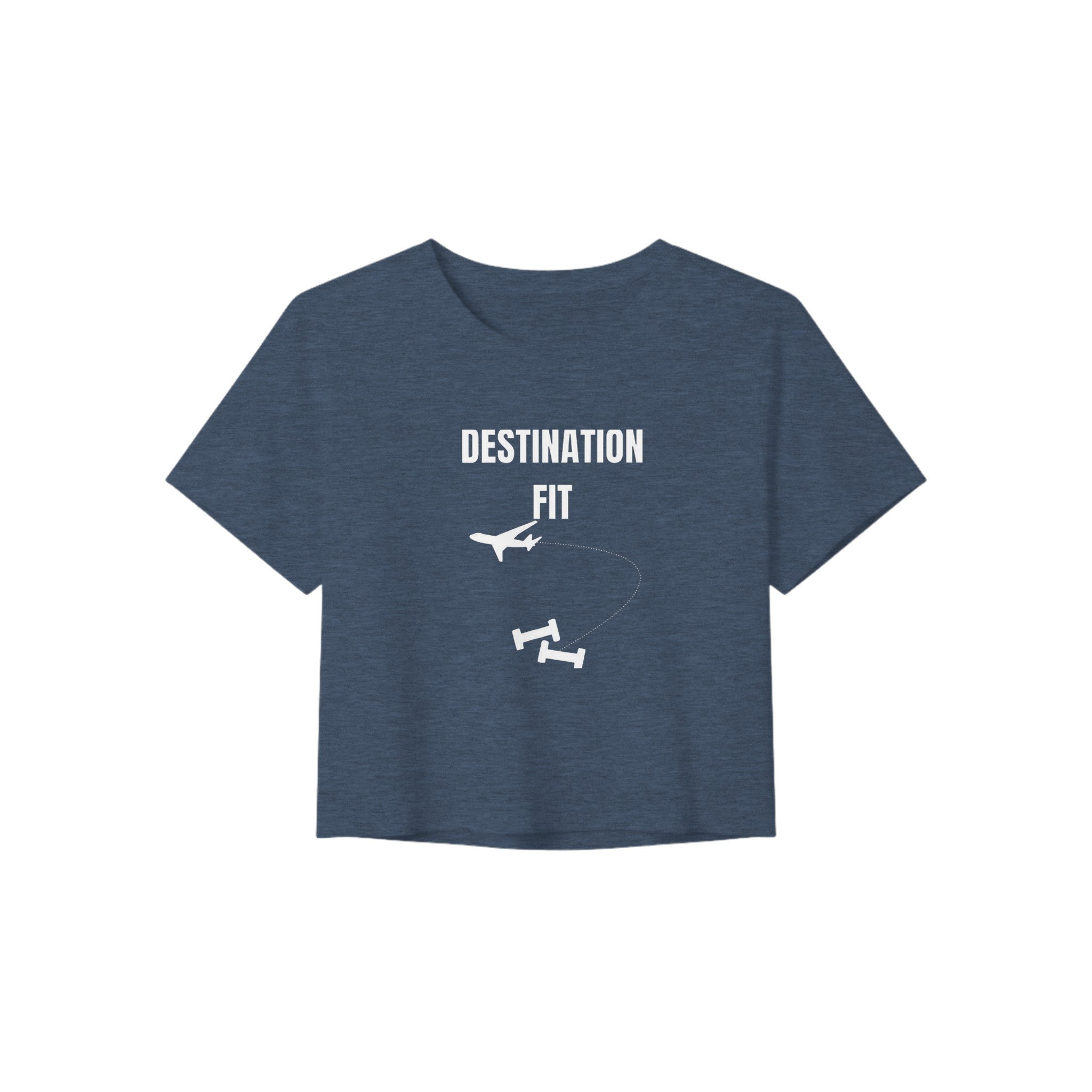 Destination Fit women's travel crop — wrinkle-resistant gear that packs flat for the carry-on | Dumbbells & Hotels