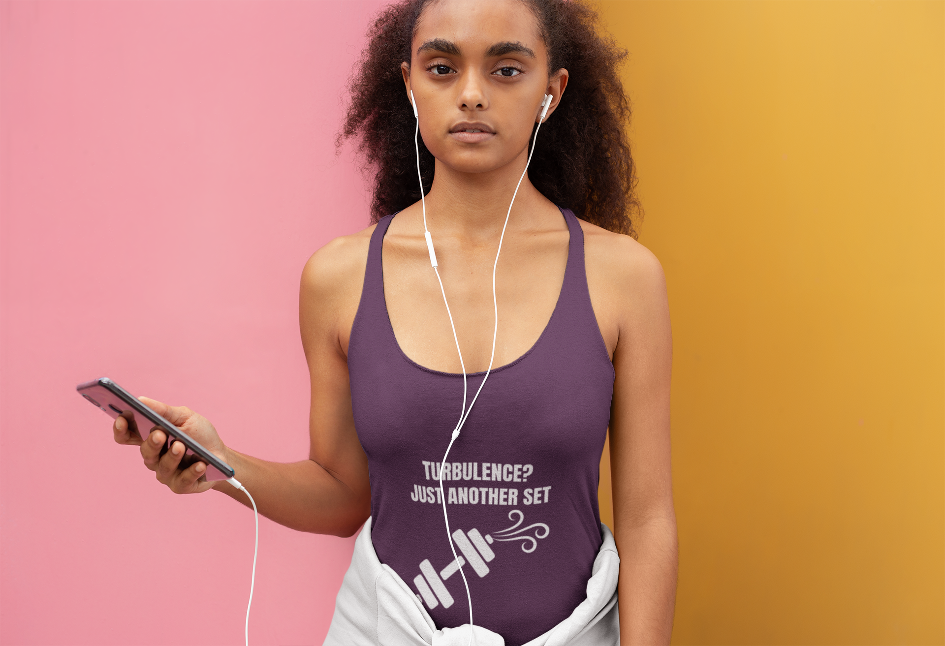 Women's Turbulence racerback tank in Purple Rush - wrinkle resistant road warrior tank