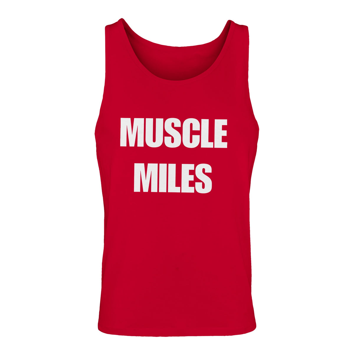 Muscle Miles tank top lifestyle shot, executive suite
