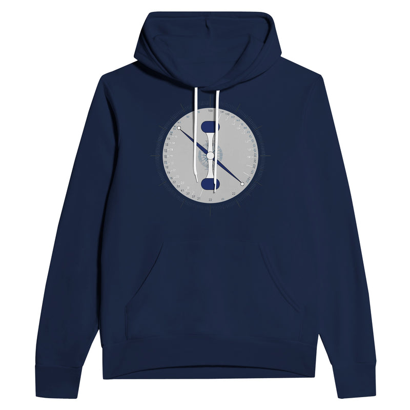Taxi. Takeoff. Train. Hoodie | Dumbbells & Hotels - Taxi. Takeoff. Train. design, hoodie product photo
